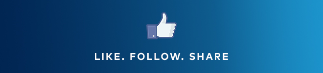 Like us on Facebook banner